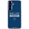 NFL Dallas Cowboys Blue Performance Series Galaxy S25 Clear Case